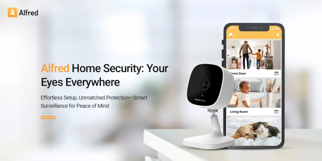 Alfred home security camera setup